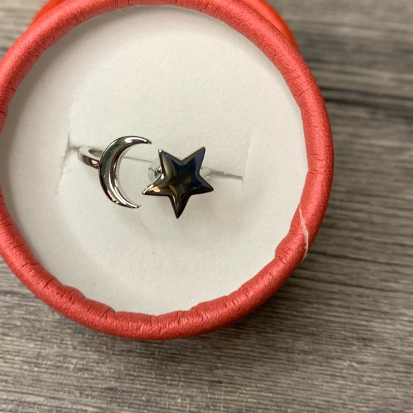 Moon and star spinning ring - Picture 4 of 5
